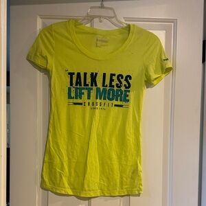 Reebok Bright Yellow CrossFit Tee